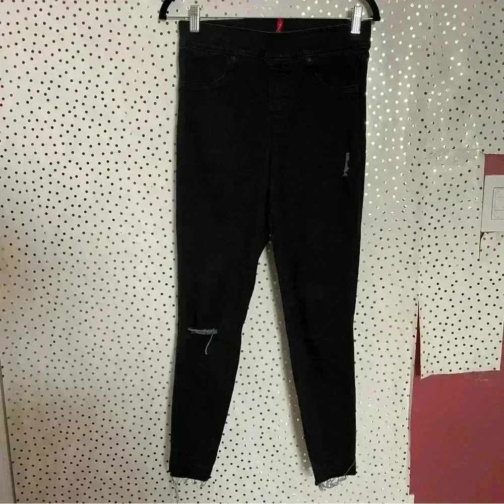 SPANX Vintage Distressed Skinny Jeans - Picture 2 of 9